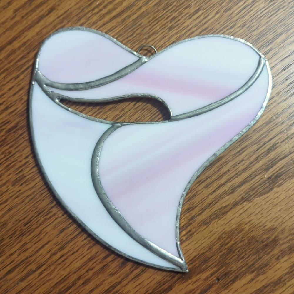 Pink, Stained glass heart